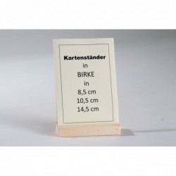 Kartenständer 14,8 cm Birke